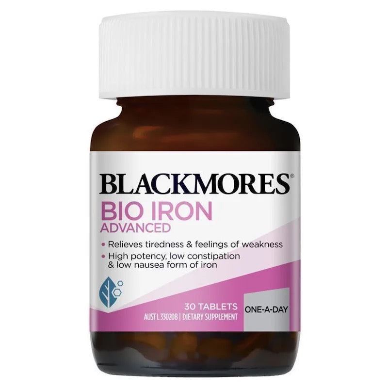 澳洲Blackmores 生物活性补铁片 / 女性补铁片  30粒