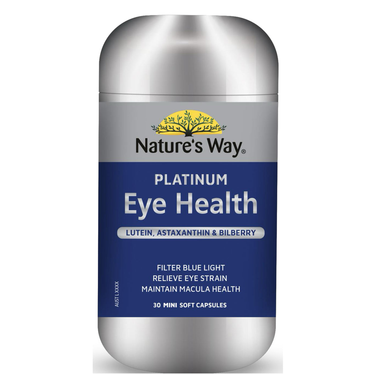 澳洲Nature’s Way 液体叶黄素铂金版 迷你护眼胶囊 30粒